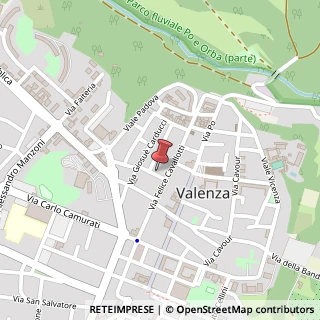 Mappa Via IX Febbraio, 12, 15048 Valenza, Alessandria (Piemonte)