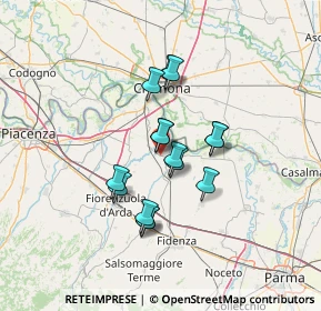 Mappa Via Dante, 29010 Besenzone PC, Italia (10.27)