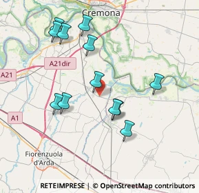 Mappa Via Dante, 29010 Besenzone PC, Italia (7.495)