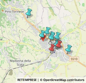 Mappa Via Roaschia, 10023 Chieri TO, Italia (1.25)