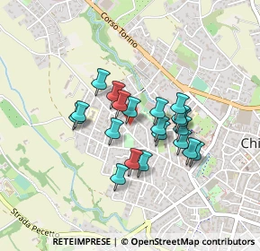 Mappa Via Roaschia, 10023 Chieri TO, Italia (0.3305)