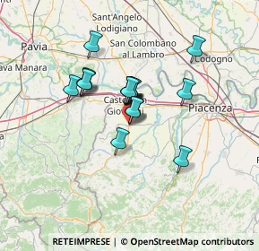 Mappa Cantone de Torchio, 29011 Borgonovo Val Tidone PC, Italia (9.37222)