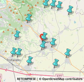 Mappa Via Santena, 10023 Chieri TO, Italia (4.76286)