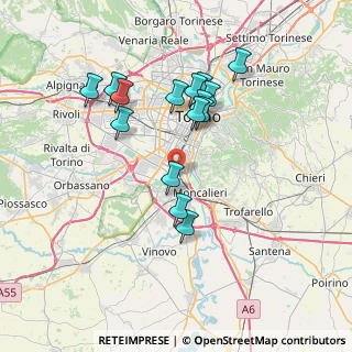Mappa Via Candiolo, 10127 Torino TO, Italia (6.77)