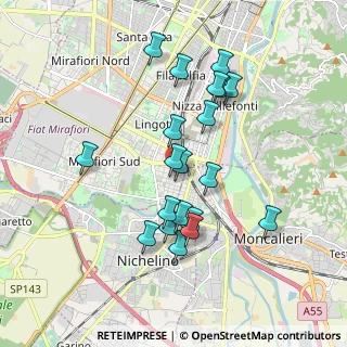 Mappa Via Candiolo, 10127 Torino TO, Italia (1.7175)