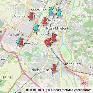 Mappa Via Candiolo, 10127 Torino TO, Italia (1.91545)