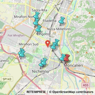 Mappa Via Candiolo, 10127 Torino TO, Italia (1.95154)