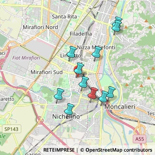 Mappa Via Candiolo, 10127 Torino TO, Italia (1.78455)