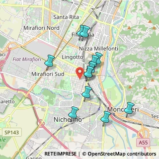 Mappa Via Candiolo, 10127 Torino TO, Italia (1.57583)