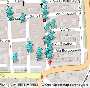 Mappa Piazza De Cristoforis, 29011 Borgonovo Val Tidone PC, Italia (0.05769)