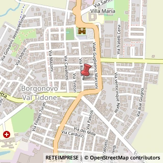 Mappa Via Roma, 104, 29011 Borgonovo Val Tidone, Piacenza (Emilia Romagna)