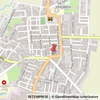 Mappa Piazza De Cristoforis, 2, 29011 Borgonovo Val Tidone, Piacenza (Emilia Romagna)