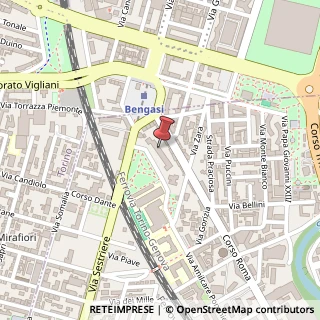 Mappa Via Pininfarina, 18, 10024 Moncalieri, Torino (Piemonte)