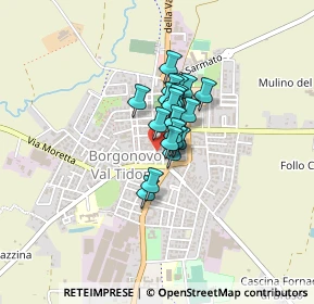 Mappa Via C.ne Tintori, 29011 Borgonovo Val Tidone PC, Italia (0.2165)