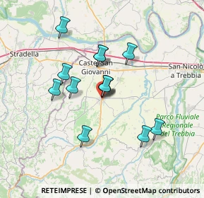 Mappa Via C.ne Tintori, 29011 Borgonovo Val Tidone PC, Italia (5.74769)