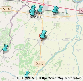 Mappa Via C.ne Tintori, 29011 Borgonovo Val Tidone PC, Italia (4.22364)