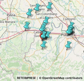 Mappa Via C.ne Tintori, 29011 Borgonovo Val Tidone PC, Italia (12.6715)
