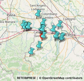 Mappa Via C.ne Tintori, 29011 Borgonovo Val Tidone PC, Italia (10.5685)