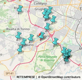 Mappa Via Manzoni, 10092 Beinasco TO, Italia (4.4175)