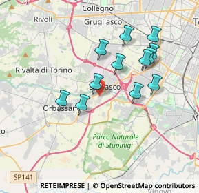 Mappa Via Manzoni, 10092 Beinasco TO, Italia (3.34)