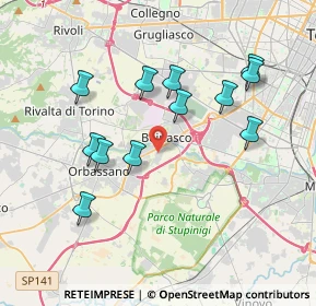 Mappa Via Manzoni, 10092 Beinasco TO, Italia (3.685)