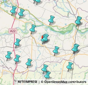 Mappa Via Sanguinetto, 46026 Quistello MN, Italia (10.4685)