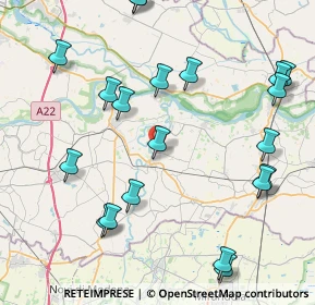 Mappa Via Sanguinetto, 46026 Quistello MN, Italia (10.0595)