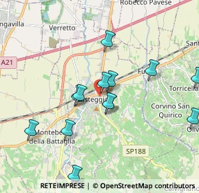 Mappa Via Battisti, 27045 Casteggio PV, Italia (2.33063)