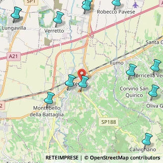 Mappa Via Battisti, 27045 Casteggio PV, Italia (3.3)