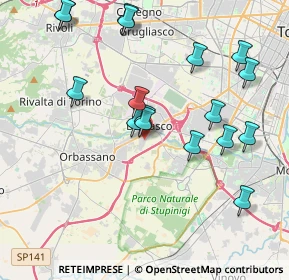Mappa Via Carlo Goldoni, 10092 Beinasco TO, Italia (4.25235)