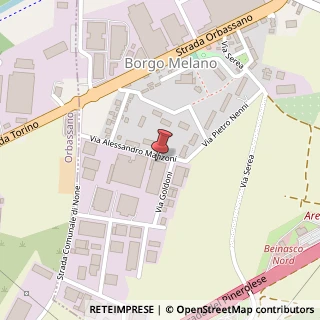 Mappa Via Manzoni Alessandro, 6, 10092 Beinasco, Torino (Piemonte)