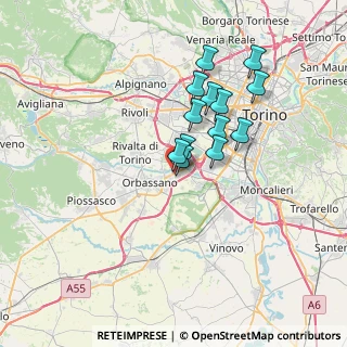 Mappa PRESSO EUROPALACE, 10043 Orbassano TO, Italia (5.58923)