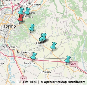 Mappa Montessori - Scuole, 10023 Chieri TO, Italia (6.55917)