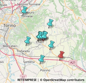 Mappa Montessori - Scuole, 10023 Chieri TO, Italia (4.30583)