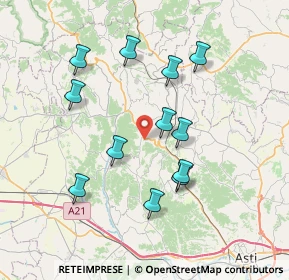 Mappa SP458, 14020 Piea AT, Italia (7.06083)