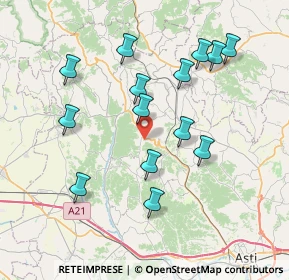 Mappa SP458, 14020 Piea AT, Italia (7.48429)