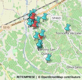 Mappa Via Roma, 27050 Corvino San Quirico PV, Italia (0.8)