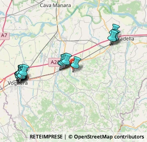 Mappa Via Roma, 27050 Corvino San Quirico PV, Italia (9.073)