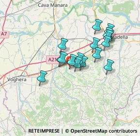 Mappa Via Roma, 27050 Corvino San Quirico PV, Italia (5.81882)