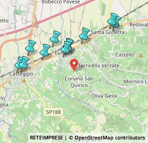 Mappa Via Roma, 27050 Corvino San Quirico PV, Italia (2.00545)