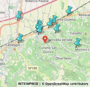 Mappa Via Roma, 27050 Corvino San Quirico PV, Italia (1.83273)