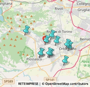 Mappa Via Dalmasso, 10090 Bruino TO, Italia (2.78364)