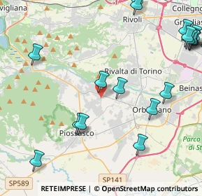 Mappa Via Dalmasso, 10090 Bruino TO, Italia (6.0865)