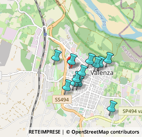Mappa Via Gaetano Donizetti, 15048 Valenza AL, Italia (0.66)