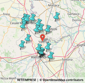 Mappa Via Gaetano Donizetti, 15048 Valenza AL, Italia (13.177)