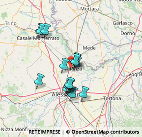 Mappa Via Gaetano Donizetti, 15048 Valenza AL, Italia (10.69188)