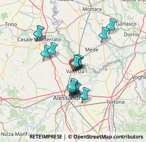 Mappa Via Gaetano Donizetti, 15048 Valenza AL, Italia (10.98765)