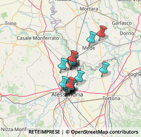 Mappa Via Gaetano Donizetti, 15048 Valenza AL, Italia (8.9315)