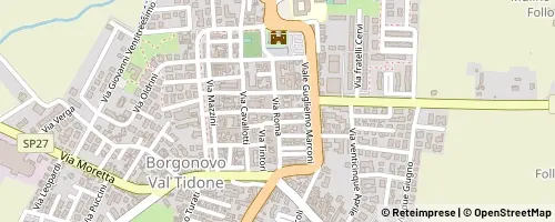 Mappa Borgonovo Val Tidone
