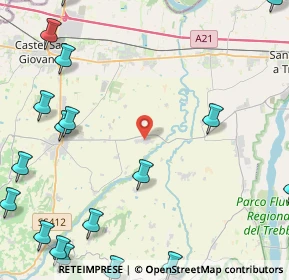 Mappa Via Provinciale, 29011 Borgonovo Val Tidone PC, Italia (7.1045)